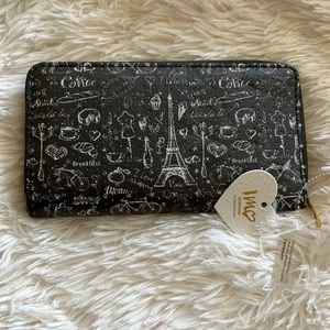 Eiffel tower Paris fashion wallet